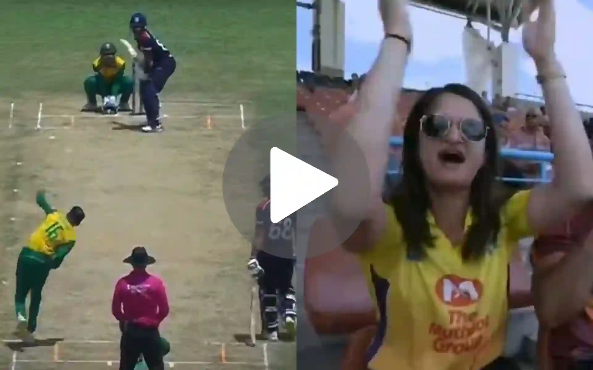 [Watch] CSK Fangirl 'Over The Moon' As Maharaj-QDK Send Aaron Jones Packing For Duck